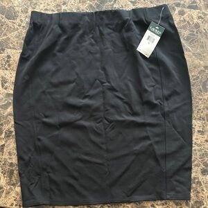 Ralph Lauren Black Knee-Length Pencil Skirt (Elastic waist)